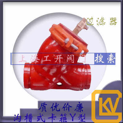 溝槽式卡箍Y型過(guò)濾器Y型過(guò)濾器